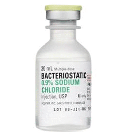 bacteriostatic sodium chloride 0.9 30ml